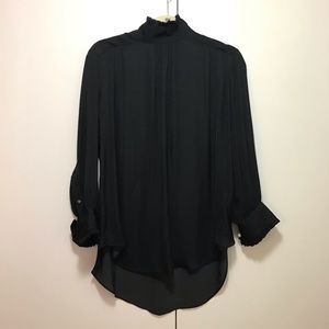 Zara Mock neck blouse